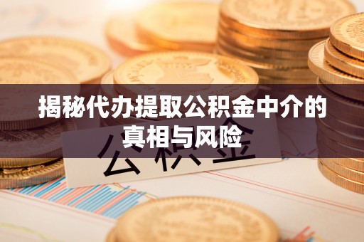 祥云揭秘代办提取公积金中介的真相与风险
