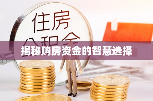 祥云揭秘购房资金的智慧选择