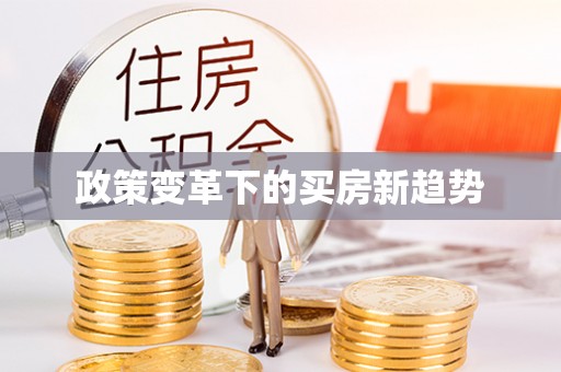 祥云政策变革下的买房新趋势